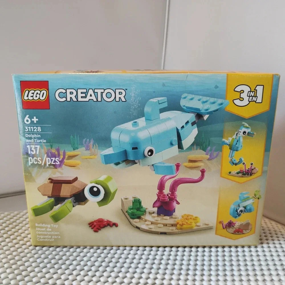 Lego Creator 31128 Dolphin And Turtle 3in1 NWT Building Toy Set